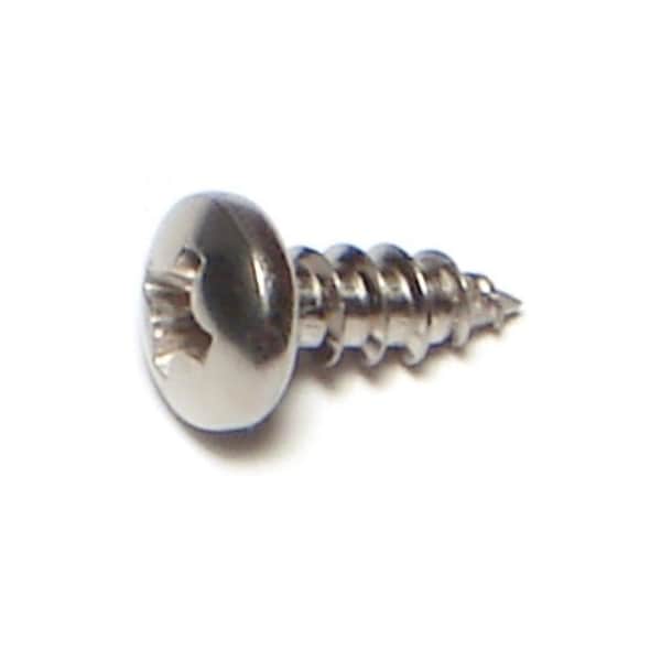 Midwest Fastener Sheet Metal Screw, #6 x 3/8 in, 18-8 Stainless Steel Pan Head Phillips Drive, 30 PK 77608 - main